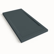 Piatto doccia Bidai con bordo 90X80 cm colore Grigio ardesia RAL 7015 griglia Grigio ardesia