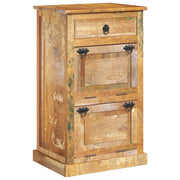 Scarpiera a 4 Livelli con Cassetto Legno Massello di Recupero cod mxl 43043
