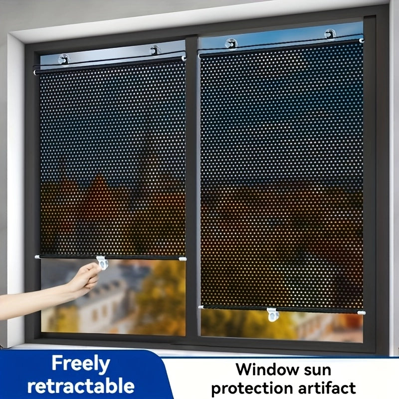 Tenda parasole retrattile 68x125cm ¨C zephmum ¨C per finestra auto e casa