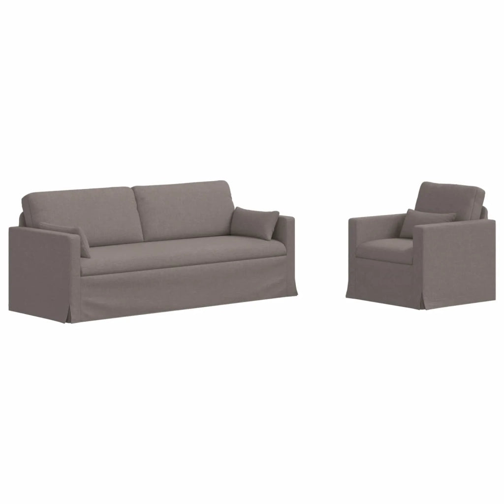 Set di divani 2 pcs Talpa 198 x 78 x 80 cm Tessuto