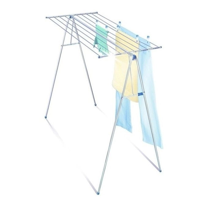 Leifheit 72706 Linomaxx 210 Stendibiancheria da Pavimento Ripiegabile 21 metri filo 150 cm colore Bianco