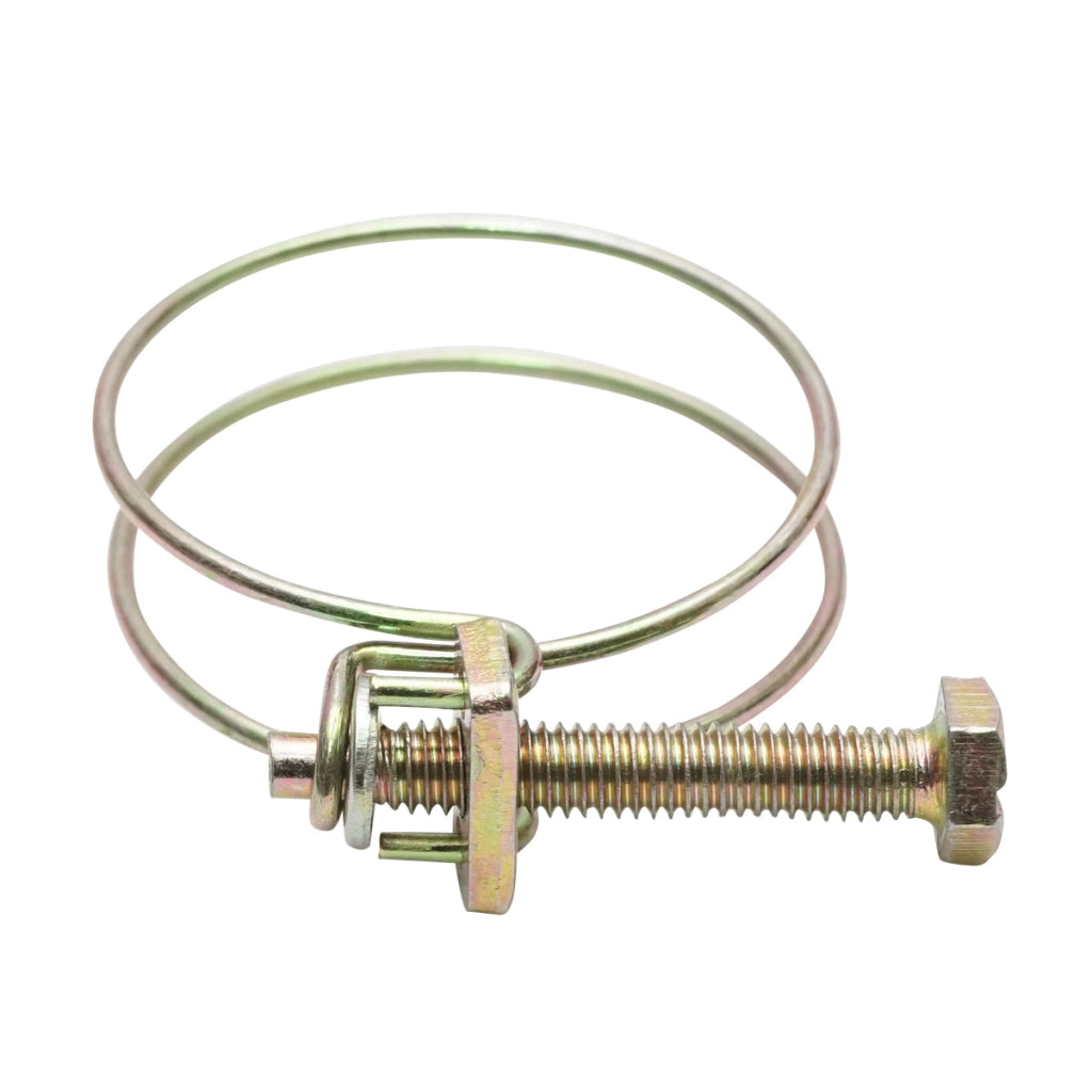 Fascetta stringicavo 37-42mm con vite M6x40mm per tubo flessibile Breckner Germany