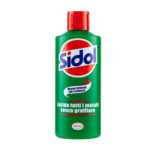 SIDOL Lucidante per metalli 75 ml pulitore acciaio rame ottone argento no graffi