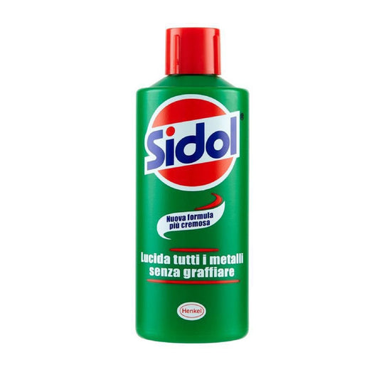 SIDOL Lucidante per metalli 75 ml pulitore acciaio rame ottone argento no graffi