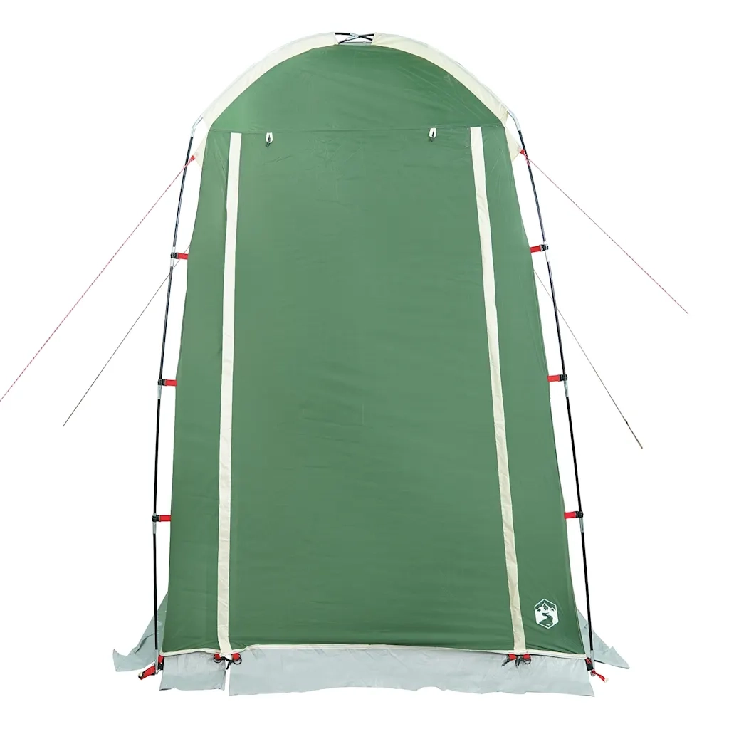 vidaXL Tenda da Doccia Verde Impermeabile