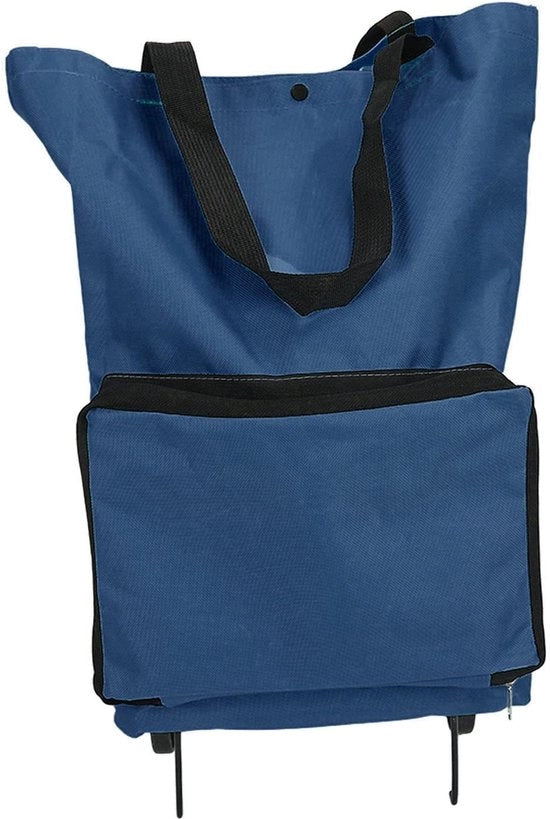 Carrello di Spesa Opportuno - Carrello con Ruote - Borsa di Spesa Riciclabile - Grande Capacità - Tessuto di Oxford con Manico