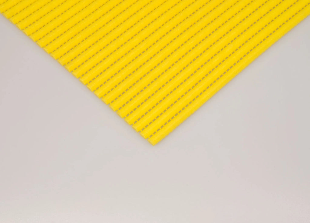 Tappetino Gommato Antiscivolo Multiuso Per Cassetti e Superfici Colore Giallo - 65x100cm - Giallo