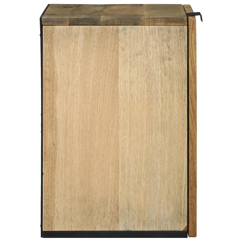 Armadio per Lavabo da Bagno-Armadietto da bagno-Mobiletto da bagno con porta Marrone 38 x 33,5 x 48 cm