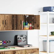 Pensile per Garage Legno Antico in Legno Multistrato 860657