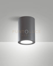 MANU PLAFONIERA 1 LUCE ATTACCO E27 GRIGIO SCURO PER ESTERNI IP54