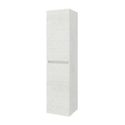 Pensile bagno sospeso bianco venato H 136 cm ante reversibili soft-close Easy