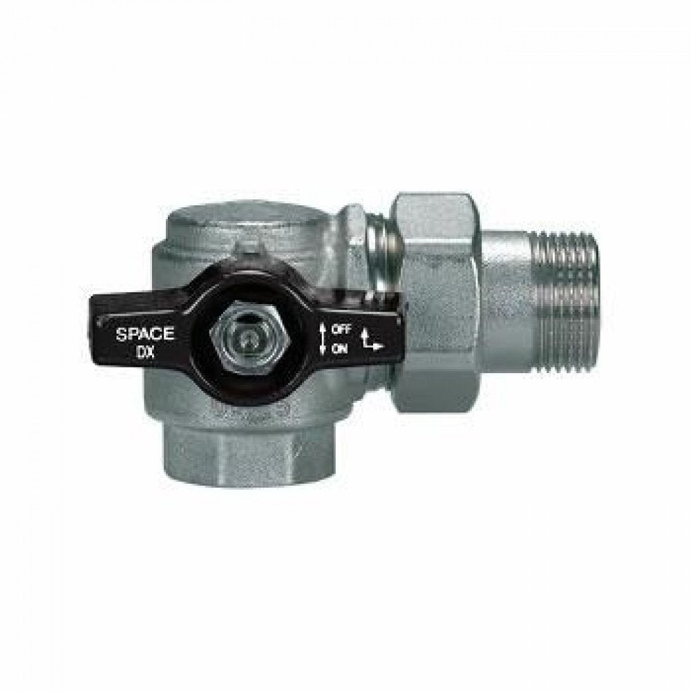 Valvola a squadra con bocchetton e m/f d.3/4  dx blu b07slf7tt1