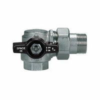 Valvola a squadra con bocchetton e m/f d.3/4  dx blu b07slf7tt1