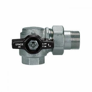 Valvola a squadra con bocchetton e m/f d.3/4  dx blu b07slf7tt1