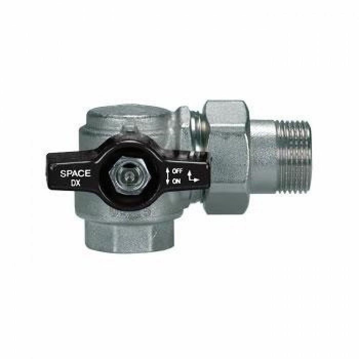 Valvola a squadra con bocchetton e m/f d.3/4  dx blu b07slf7tt1