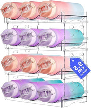 Organizzatore per bottiglie da 8 - contenitore per frigorifero efficiente e stivabile