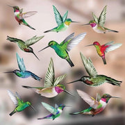Decorazioni per finestre per uccelli - Stickers per finestre decorativi - Protezione per uccelli - Decorazioni per finestre per interni e esterni