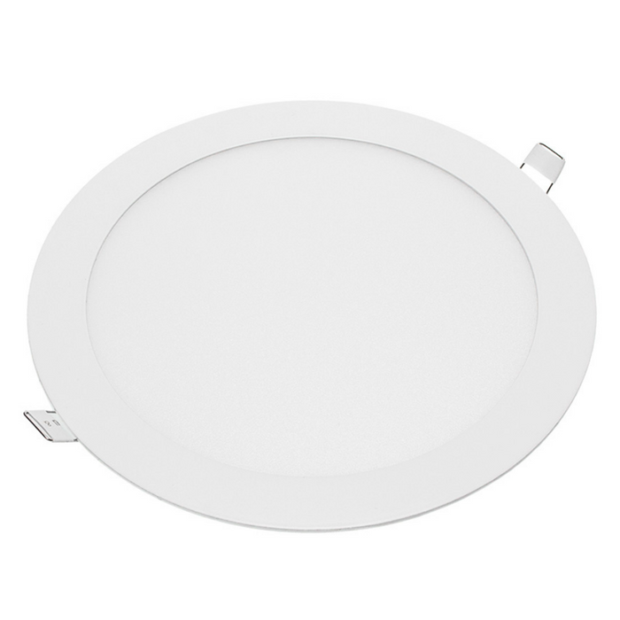 Pannello led incasso 205cm 18watt slim tondo alimentatore incluso 6000k pezzi 3