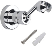 Douchehouder universale con giunto a sfere 360 gradi girevole per bagno in acciaio inox