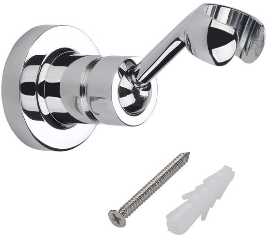 Douchehouder universale con giunto a sfere 360 gradi girevole per bagno in acciaio inox