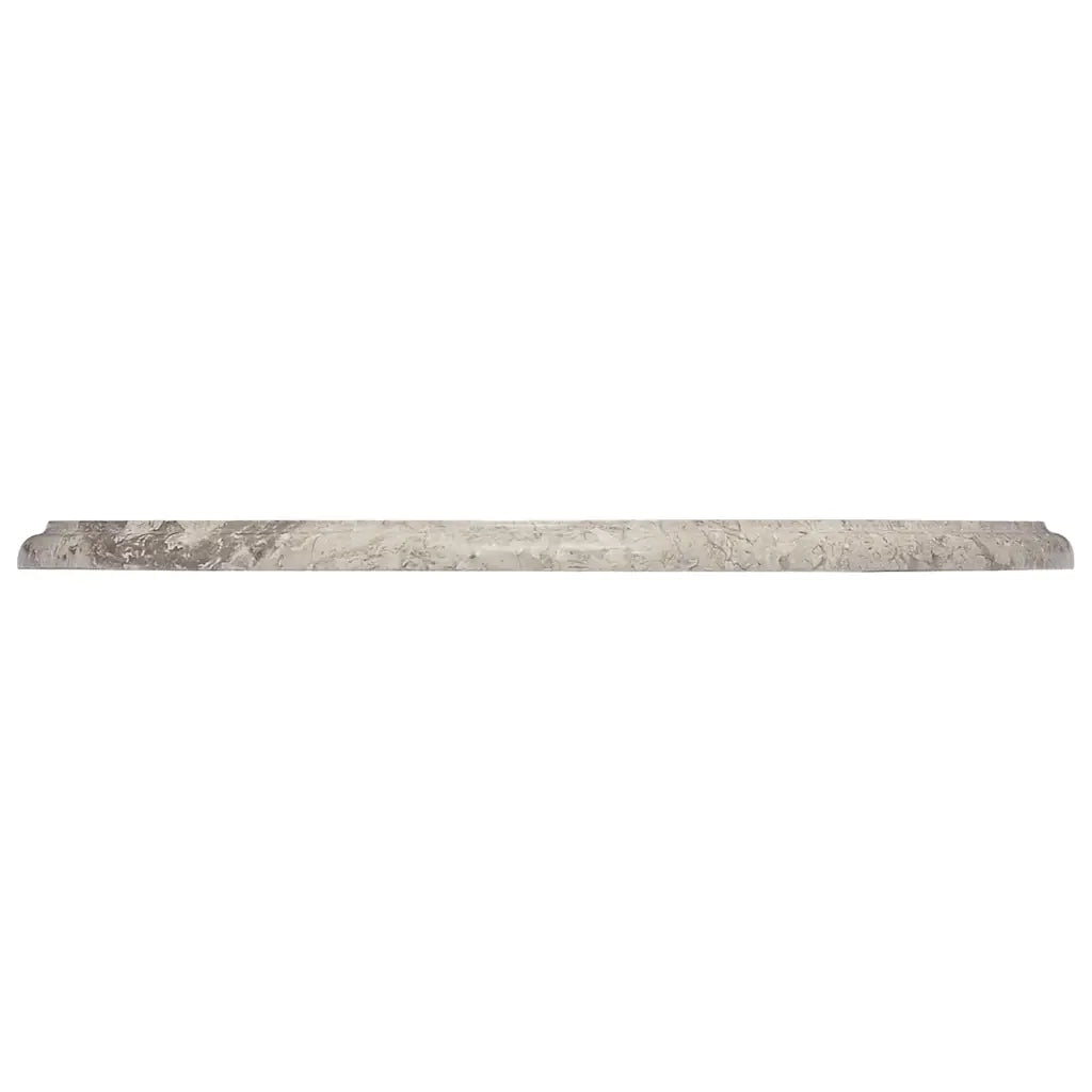 Piano per Tavolo Grigio Ã˜50x2,5 cm in Marmo cod mxl 65092
