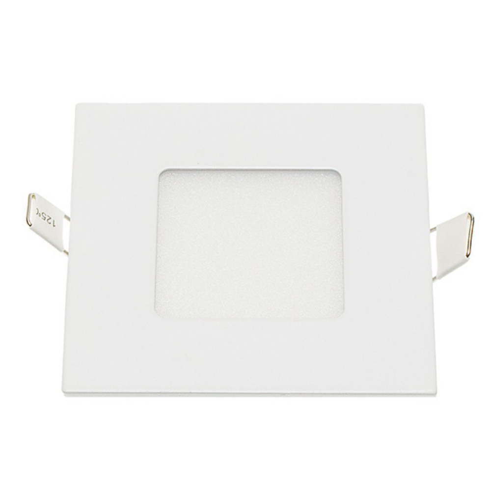 Pannello led incasso 7.5cm 3watt slim quadro alimentatore incluso 4500k pezzi 3