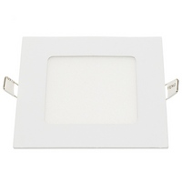 Pannello led incasso 11cm 6w slim quadro alimentatore incluso 4500k pezzi 3