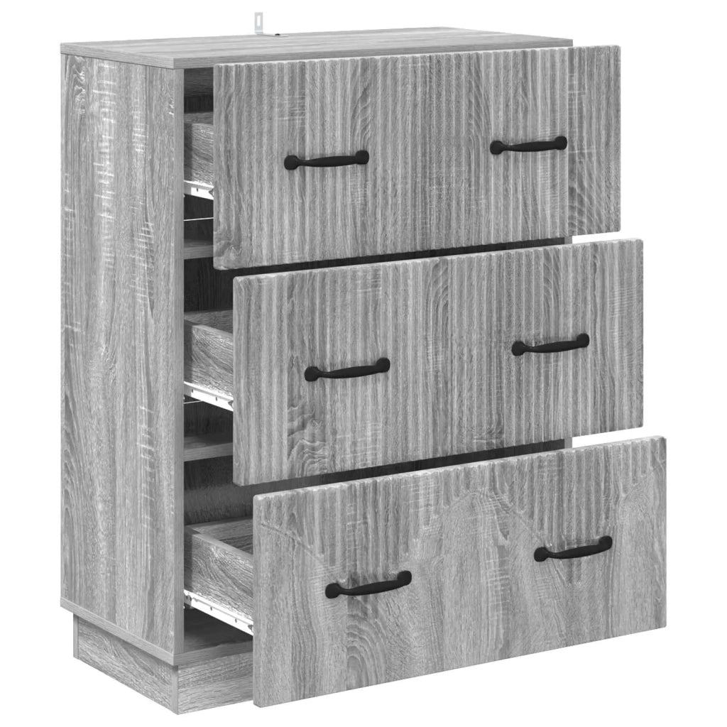 Mobile con Cassetti Grigio Sonoma 66 x 34,5 x 87 cm 895301
