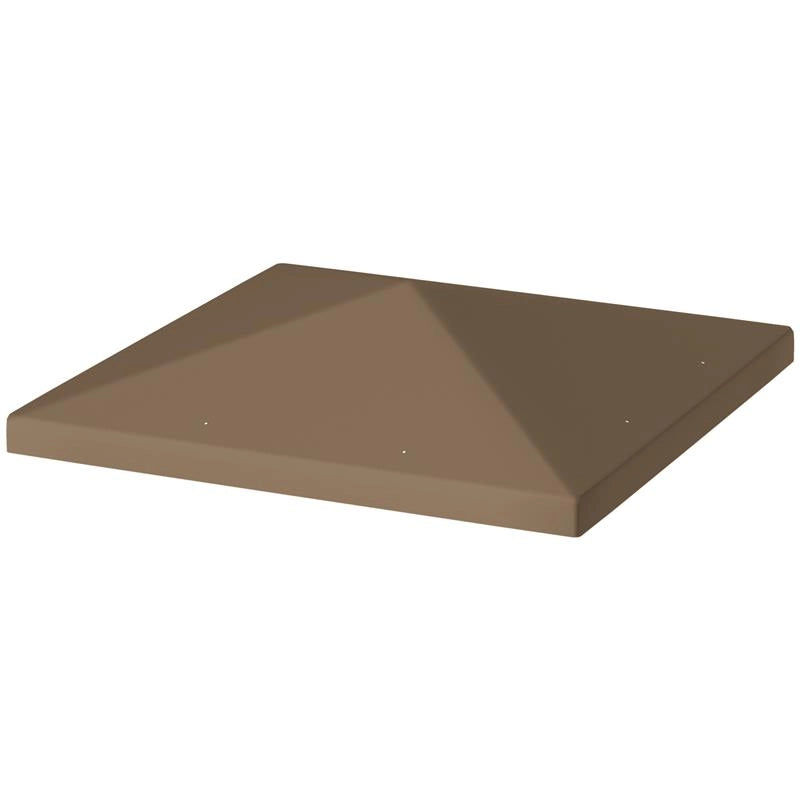 COPERTURA PER GAZEBO DA GIARDINO 3X3 M IN TESSUTO OXFORD 600D CON FORI DI DRENAGGIO MARRONE