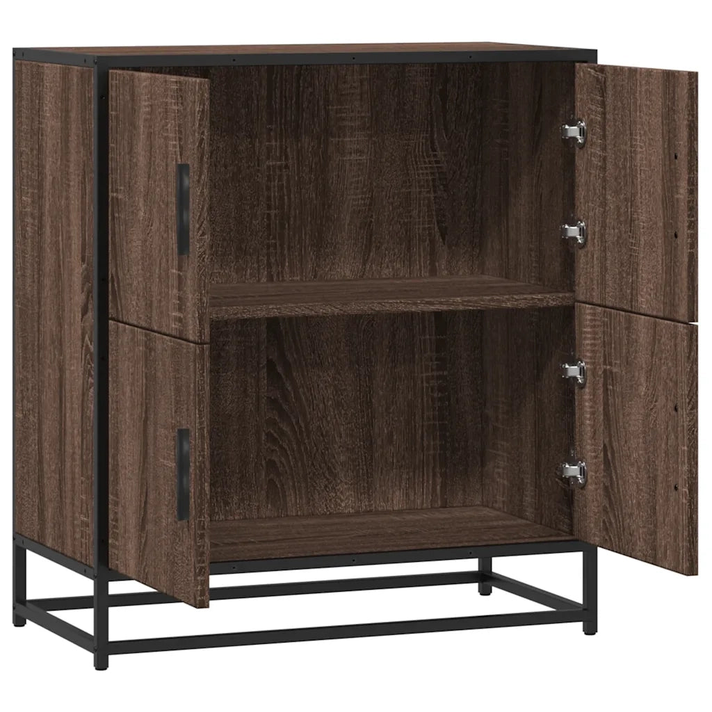 Credenza-Buffet-Armadio da cucina Rovere Marrone 68x35x76 cm in Legno Multistrato 696026