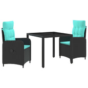 Set da pranzo per esterni 3 pcs polyrattan 3422296