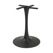 Base Tavolo Acciaio Harvin Nero Tondo Cm ø60h73,5