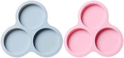 Accessori per Air Fryer - Scatola per Muffin in Silicone - 2 Pezzi con 3 Orecchioni - Padella Antiaderente per Pancakes - Padella per Uova Fritte per Frittura e Cottura