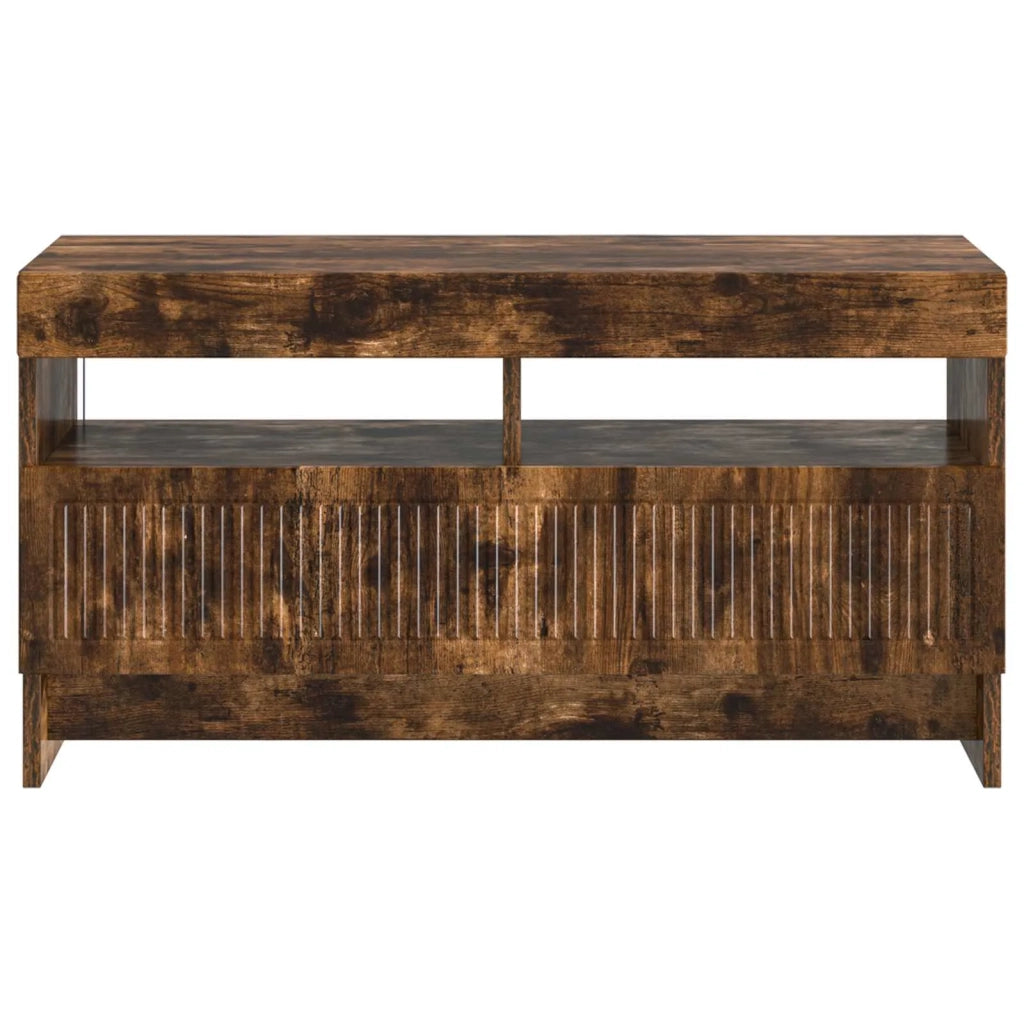 Mobile TV LED Rovere Fumo Legno ingegnerizzato 896120