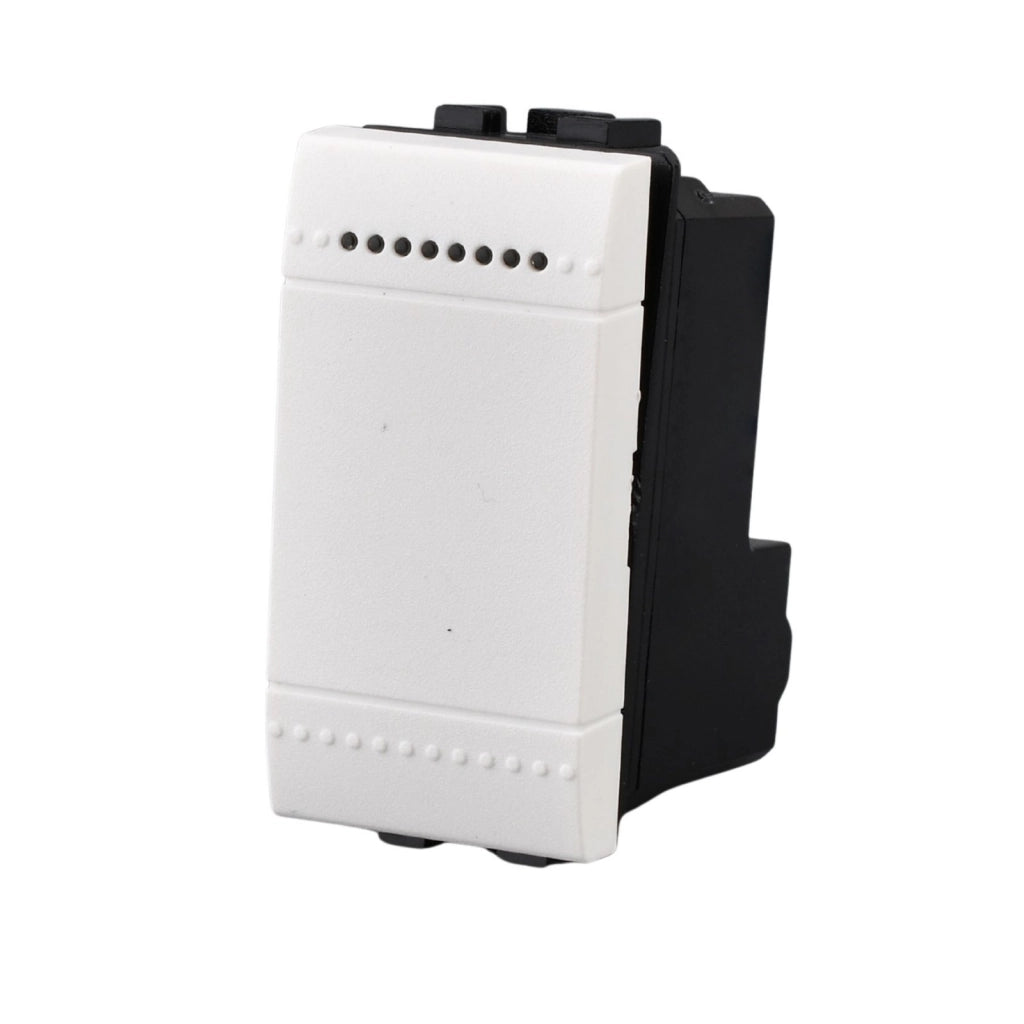 Pulsante NO 1P 16A 220V MBL Bianco 1M Compatibile Bticino Living Light BLB1001