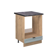 Vicco Mobile per forno da incasso Blu-grigio chiaro 60 cm , PL Antracite