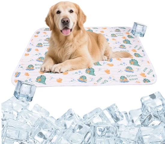 Aspirante per Cani - Rinfrescante - Ombrello per Cani - Estate - 70 x 50 cm - Soffice - Resistente ai graffi - Matita Rinfrescante
