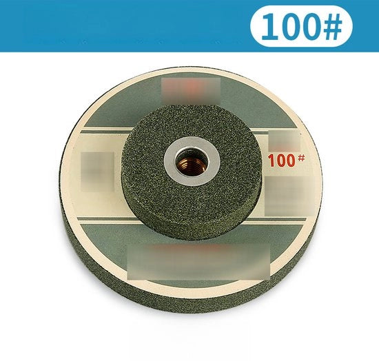 Due dischi abrasivi con diamante per levigare, smussare e finire - diamante molto affilato e duraturo 100. Adatto per pietra, cemento e metallo