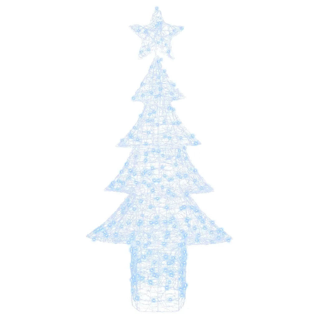 Albero di Natale | Decorazioni natalizie con 240 LED Bianco freddo 180 cm Acrilico