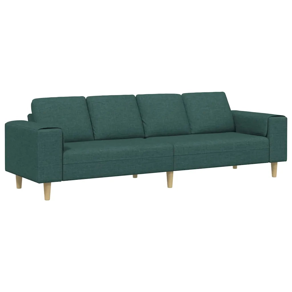 Set di divani Verde scuro Tessuto