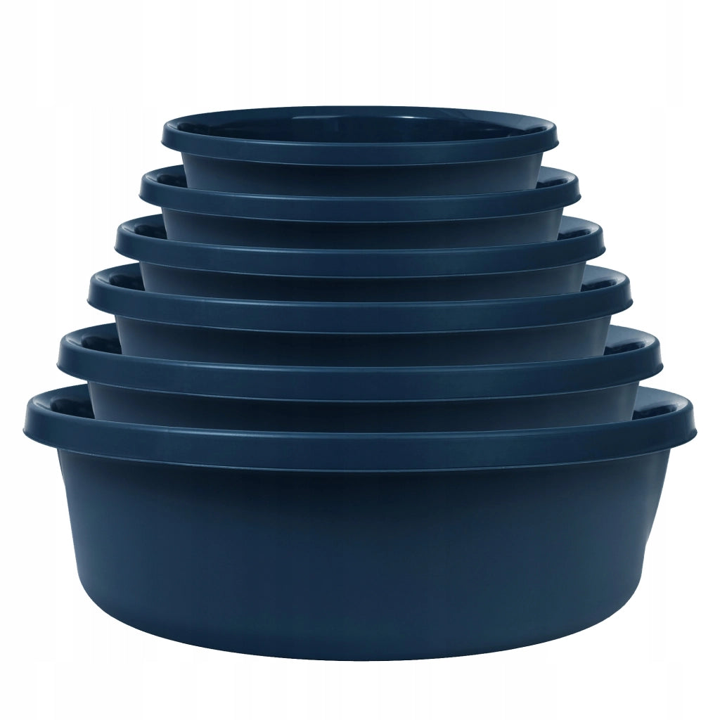Bacinella universale rotonda in plastica KADAX da 2 litri per bucato