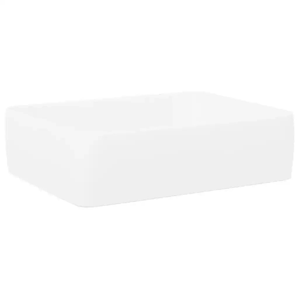 Lavandino Bianco 48x37x13 cm in Ceramica Rettangolarecod mxl 126658