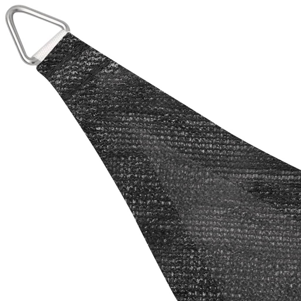 Vela ombreggiante triangolare in HDPE 5 x 5 x 5 m antracite 02_0008595