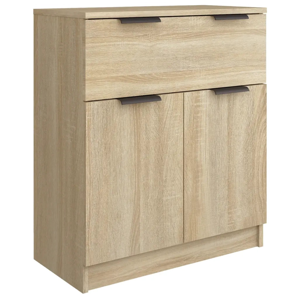 Credenze 3 pz | Madia | Buffet da pranzo | Armadio da pranzo Rovere Sonoma in Legno Multistrato