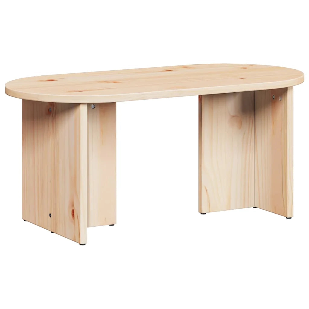 vidaXL Tavolino da salotto Naturale 80 x 39.5 x 35 cm