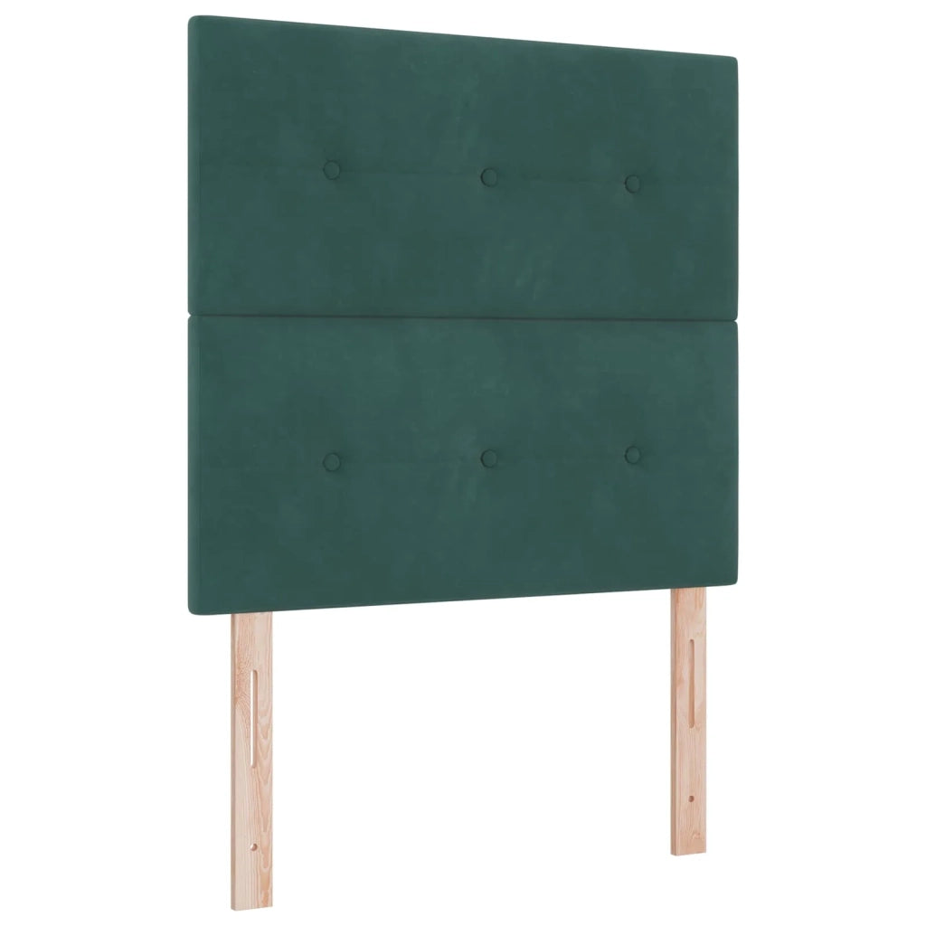 Letto con contenitore LED e materasso Verde Scuro 120 x 190 cm 3460119