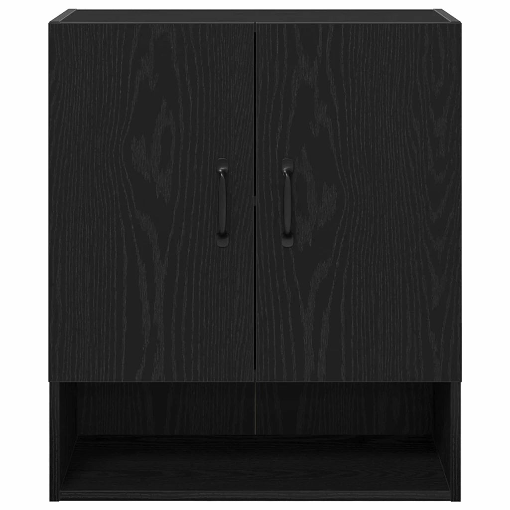Armadietto a muro Rovere Nero 60 x 30 x 70 cm Legno multistrato 862798
