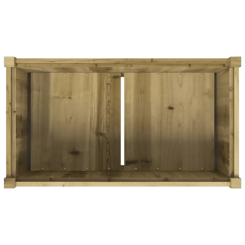 Fioriera da Giardino-Vaso da Esterno 90x50x70 cm in Legno di Pino Impregnato