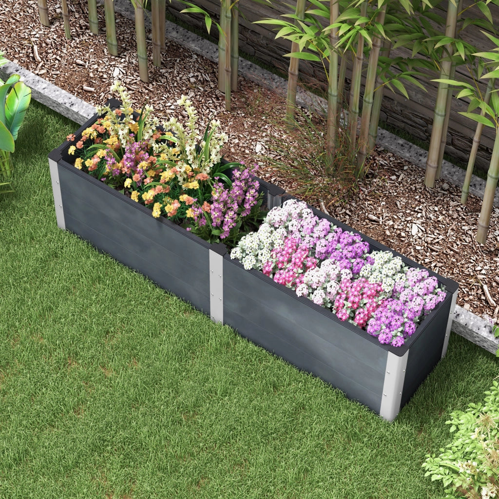 Hochbeet ¨C zephmum ¨C Grigio 200x50x56