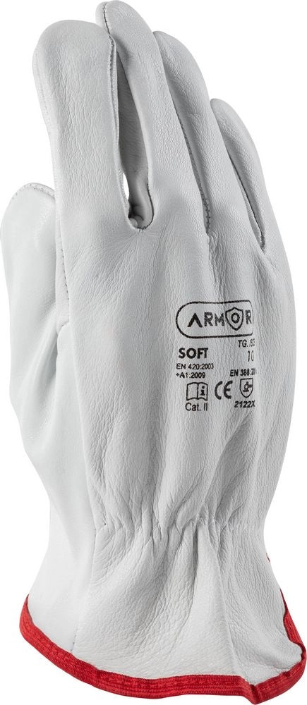 Guanti in pelle di capra Soft  taglia 10